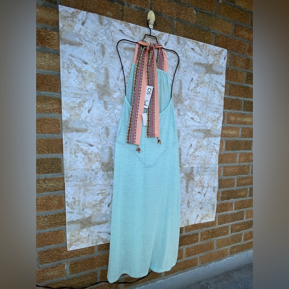 PITUSA Llama Halter Dress in Aqua Large - Picture 8 of 16